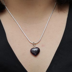 BLACK TURMALINE HEART